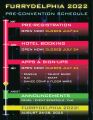 Galactic Fleet pre-convention schedule graphic